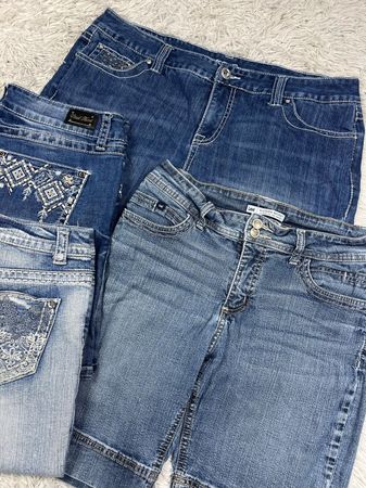Y2k denim shorts