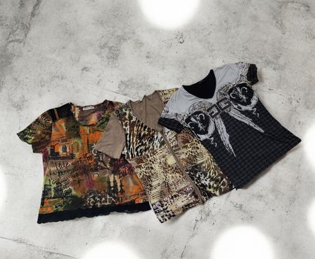 Y2k &vintage mix Half sleeve tops bundle