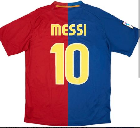Y2K Barcelona Messi 2009 Home Jersey Nike Oversized XL
