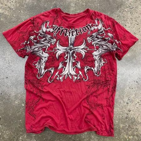 Affliction design t shirt