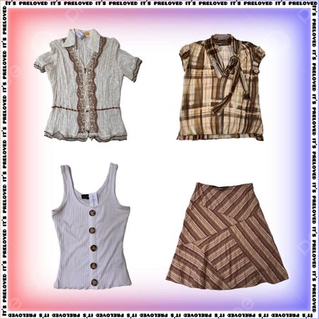 Ivy league set - tops, dresses and skirts (SS-2410)