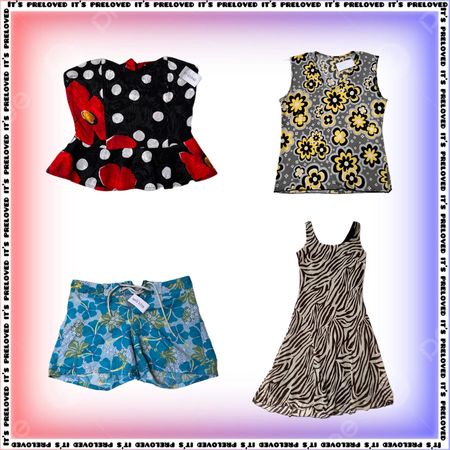 2000s Retro Collection-tops, dresses and skirts (SS-2411)