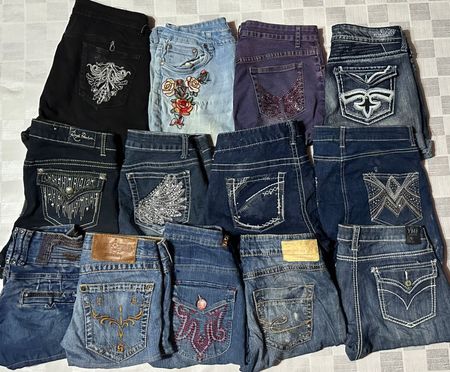 YMI JEANS AND OTHER MIX BRANDS MINI  SHORTS (ID 1278)