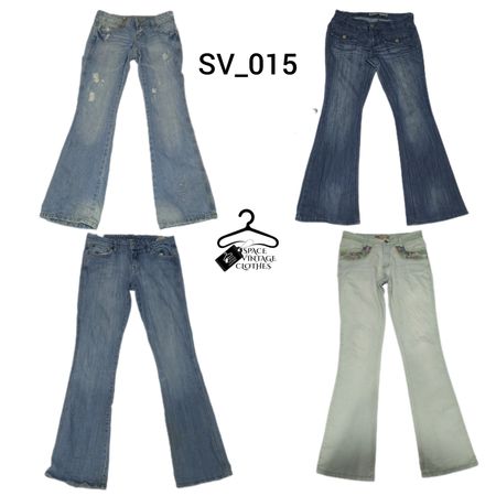 Y2K flared jeans (SV_015)