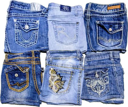 L.A.IDOL USA.  AND OTHER MIX BRANDS MINI SKIRTS (AW 069)