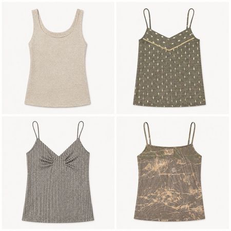 Y2k Rustic Cami Tops