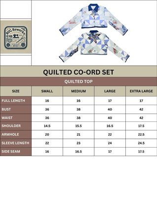 Upcycled Quilted Cropped Jacket 25 *