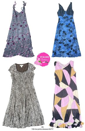 Y2k fun prints dresses