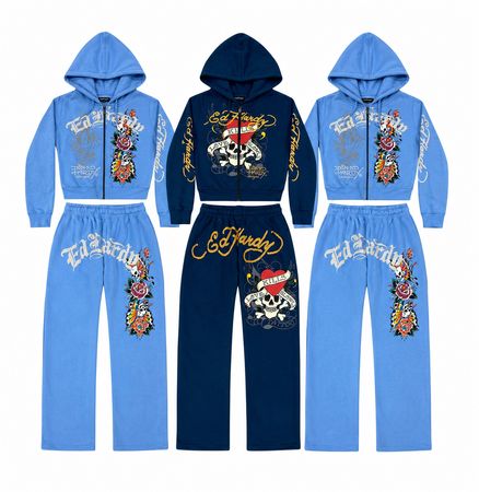 Ed hardy ladies matching tracksuits