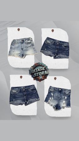Y2K Cyber Babe Denim Sexy Short