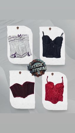 Y2K Cyber Cinch Corset Tops