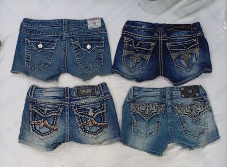 CR8772 UPCYCLED MIX BRANDED SHORTS