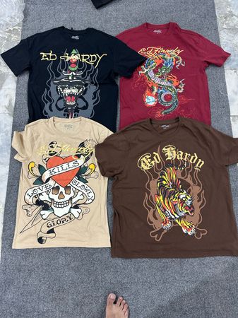 Ed Hardy Men Crazy Pattern Tshirts 👕
