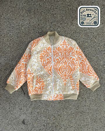 Upcycled Quilt Bomber Jacket 15 pieces *