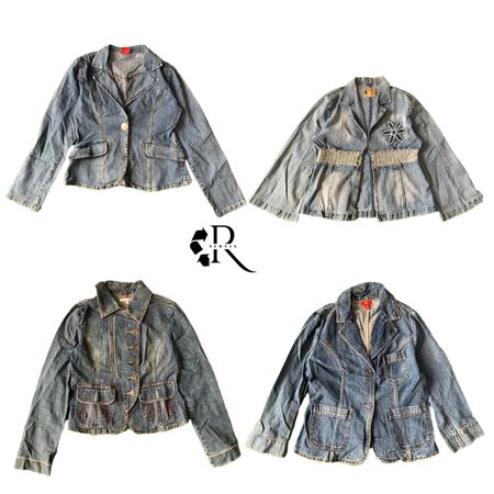 Y2K Era Cyber Girl Denim Jacket RW2038