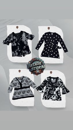 Y2K Gothic Elegance Poly Blouse