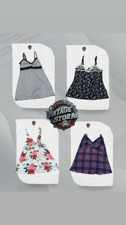 Y2K Electra Glow Cami Tops