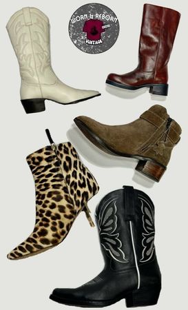 Cowboy style boots 9 pairs WR1558