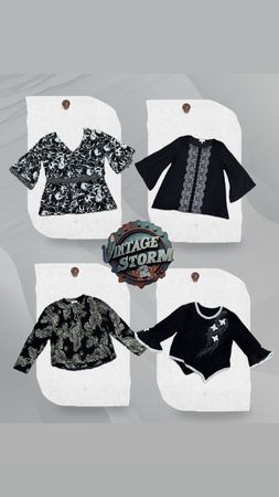 Y2K Lush Fantasy Poly Blouse