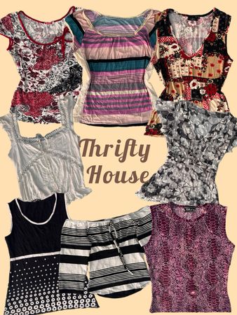 Y2k Italian Mix Tops(TH/431)
