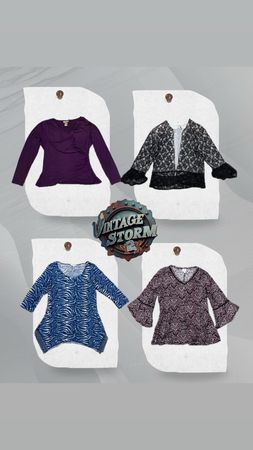 Y2K Bombshell Poly Blouse