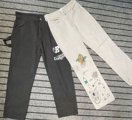 Mixed jeans