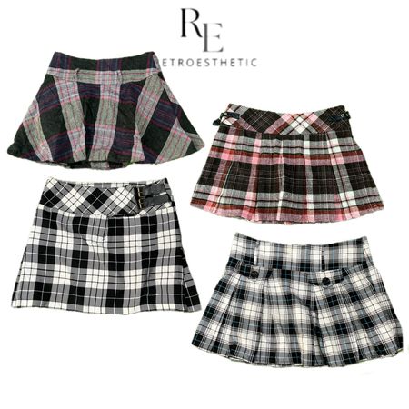 Y2K Natural vibe Girl Poly Skirts RE-3304