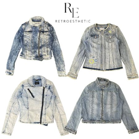 Y2K NATURAL VIBE GIRL DENIM JACKET RE-3311