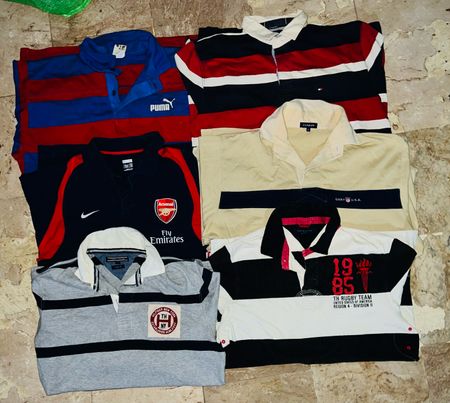 Mix brand vintage rugby shirt bundle 123