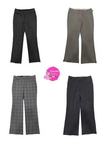 Y2K corporate core poly pants