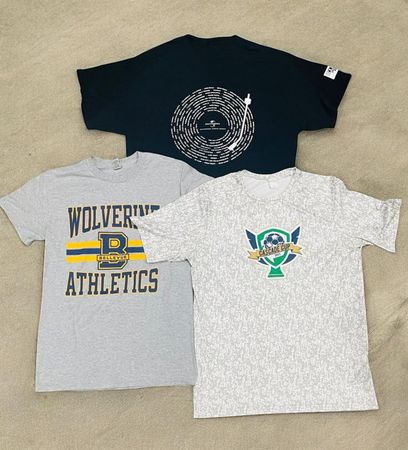 Mix men's printed, Plain and casual T-shirts Bundle