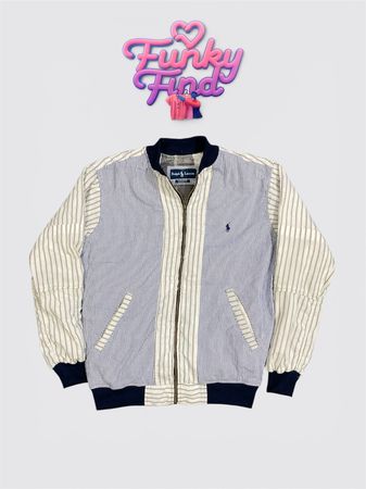 Upcycled Polo RL Harrington Jacket