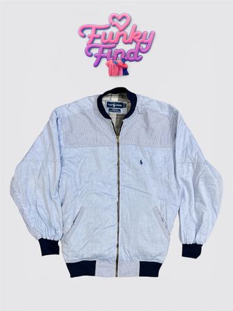 Upcycled Polo RL Harrington Jacket