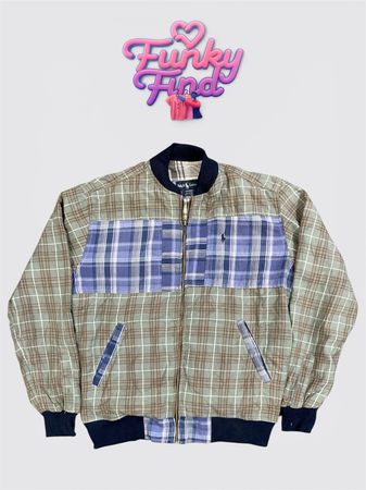Upcycled Polo RL Harrington Jacket