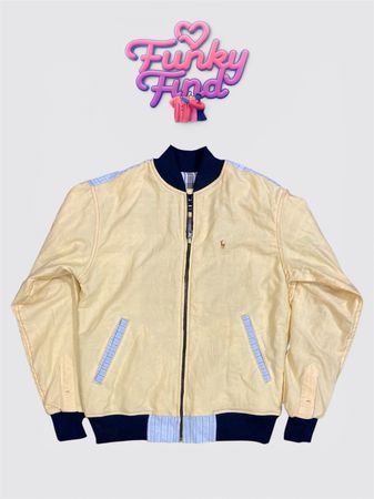 Upcycled Polo RL Harrington Jacket