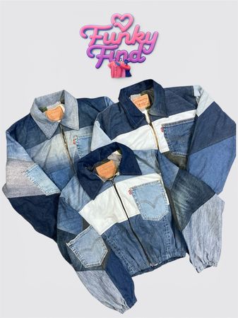Upcycled Levi’s Crop Jacket