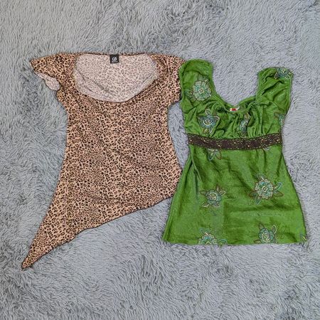 Coquette Y2K Printed Blouses Bundle