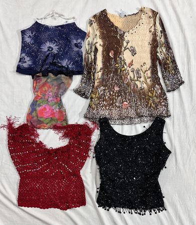Y2k classic blouse (474)