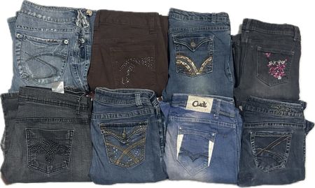 WRANGLER  AND OTHER MIX BRANDS JEANS (ID 1437)