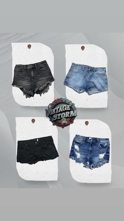 Y2K Breeze Cut Denim Sexy Short