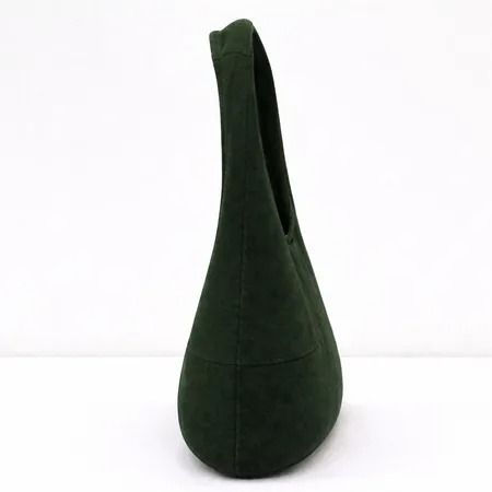 CR1760  Upcycled Leather Suede Shoulder Bag