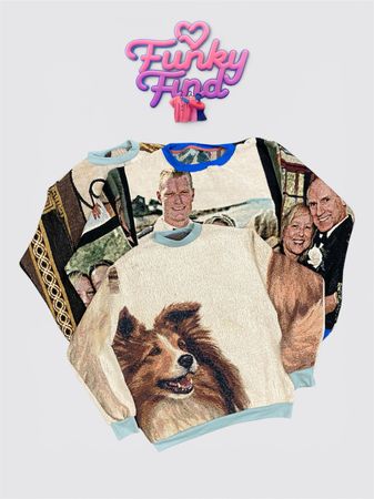 Upcycled Tapestry Sweater
