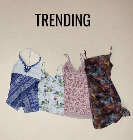 Trendy y2k floral & printed camisole