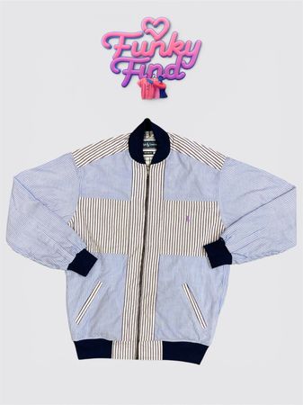 Upcycled Polo RL Harrington Jacket