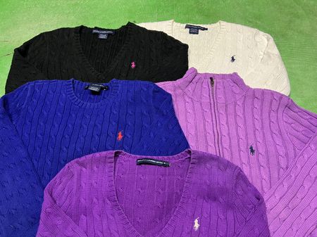 Ralph Lauren Ladies Cable-Knite Sweater