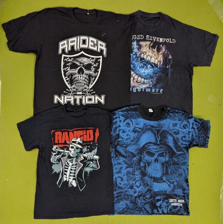 💥 RV3634 Skeleton printed Tshirts
