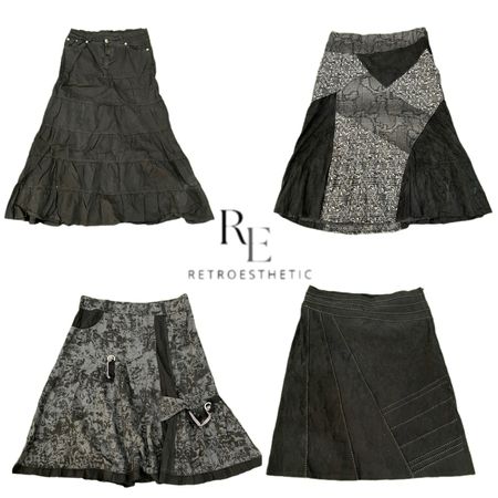 Y2K Cutesy Vibe Girl Poly Skirts RE-3321