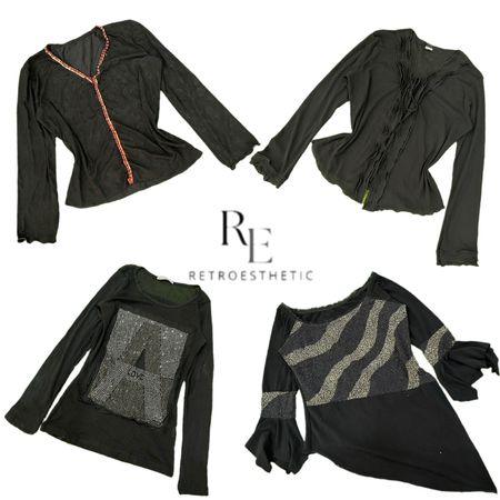 Y2K NATURAL VIBE GIRL FULL SLEEVE TOP RE-3322