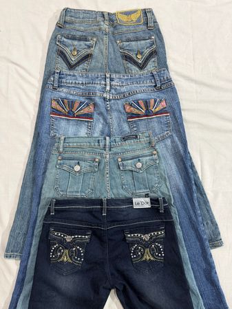 Y2k capri pants (568)