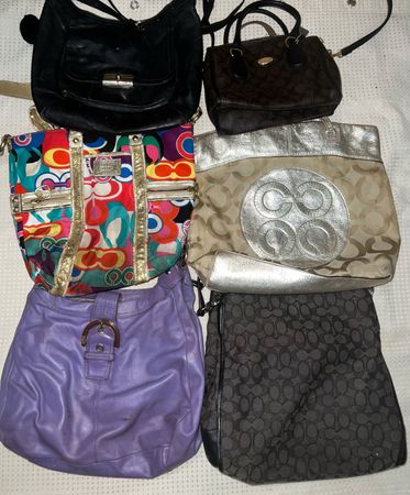 Coach hand bag